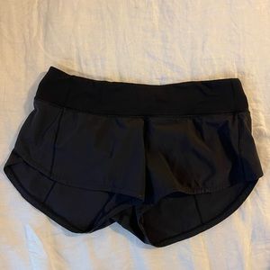 Black speed shorts